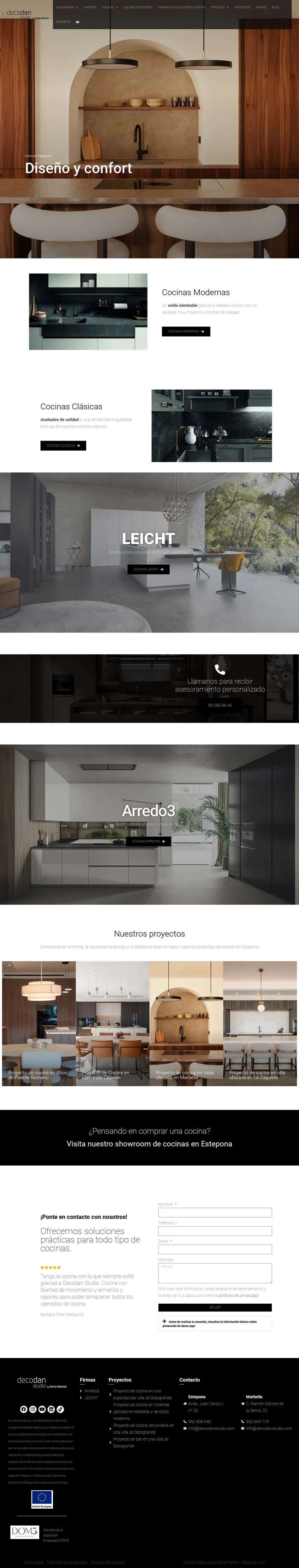 Web de Decodan Studio diseñada por Negocio Vivo