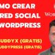 Plantilla wordpress red social